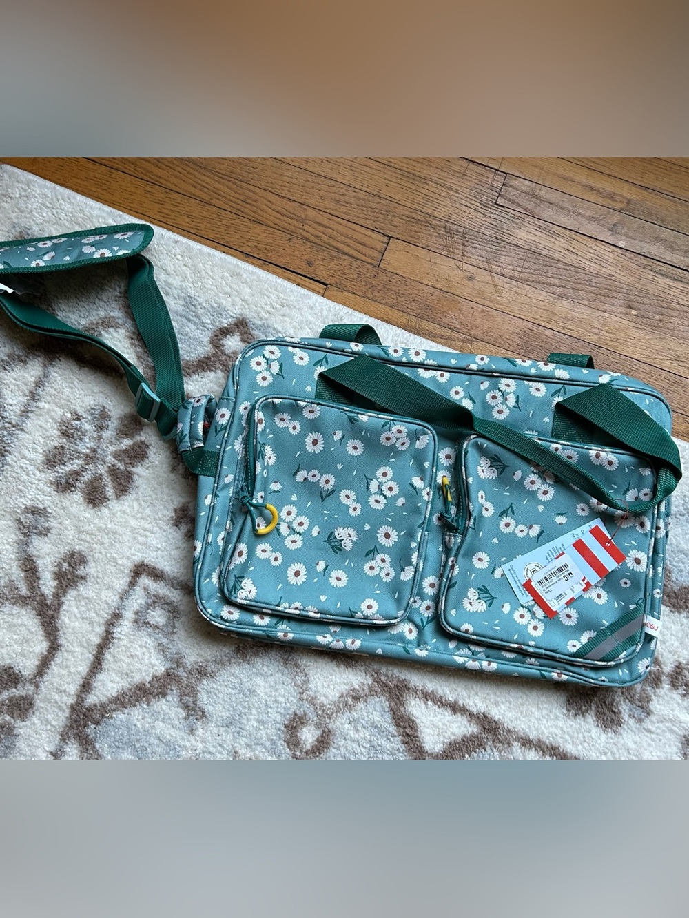 New! Cat & Jack Kids’ Weekender Daisy Duffel Bag